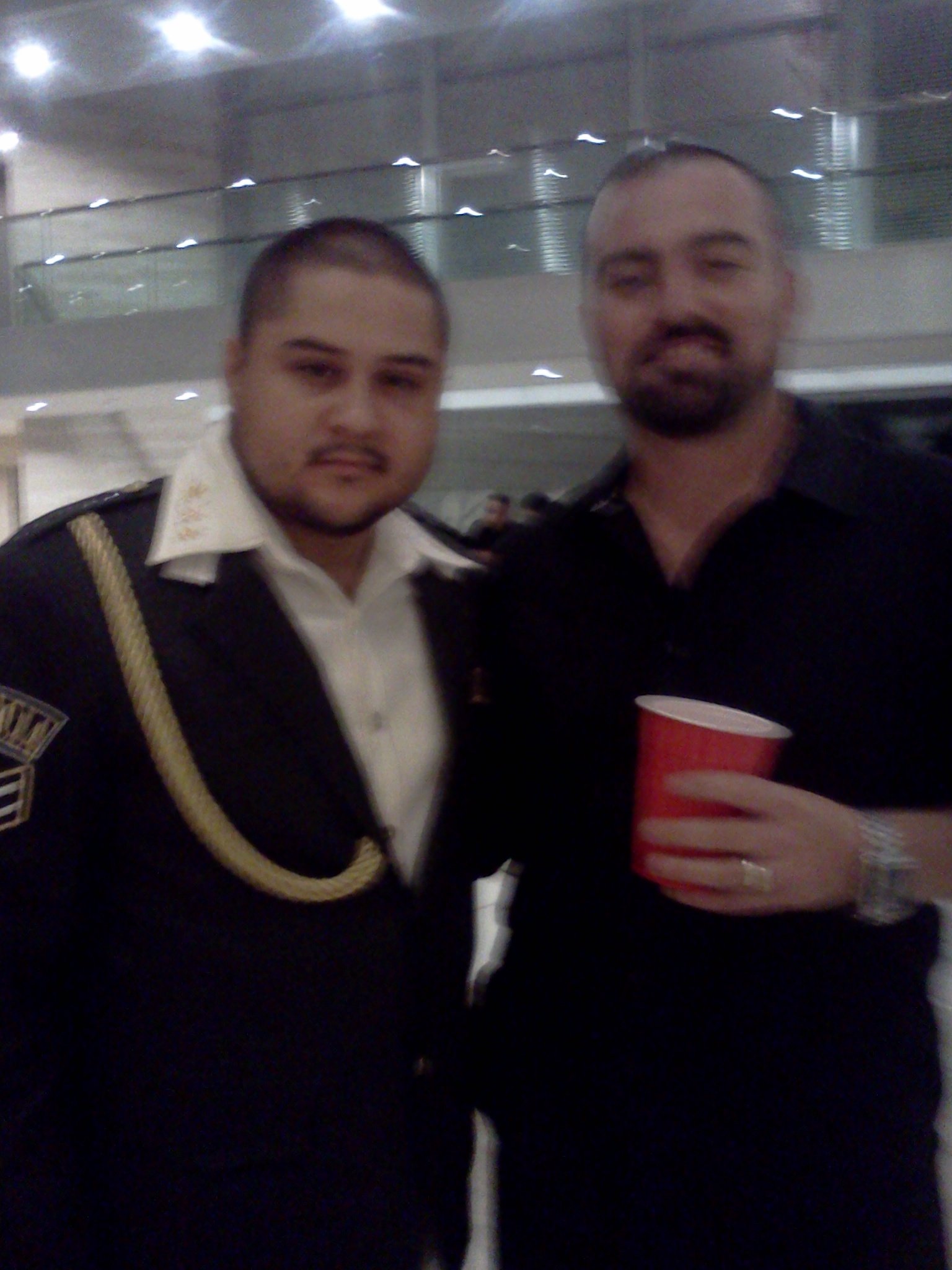 Con Jorge Santacruz